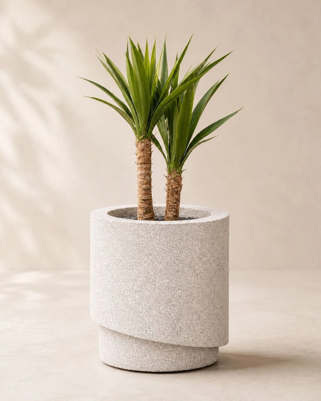 Dizajnový kvetináč RONDO Beige, Aurea Forma
